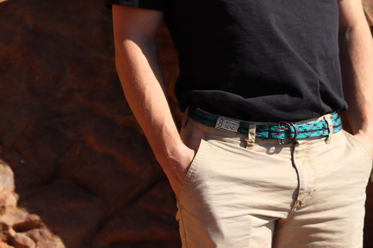 Recycled Rope Belt - Fern Forest