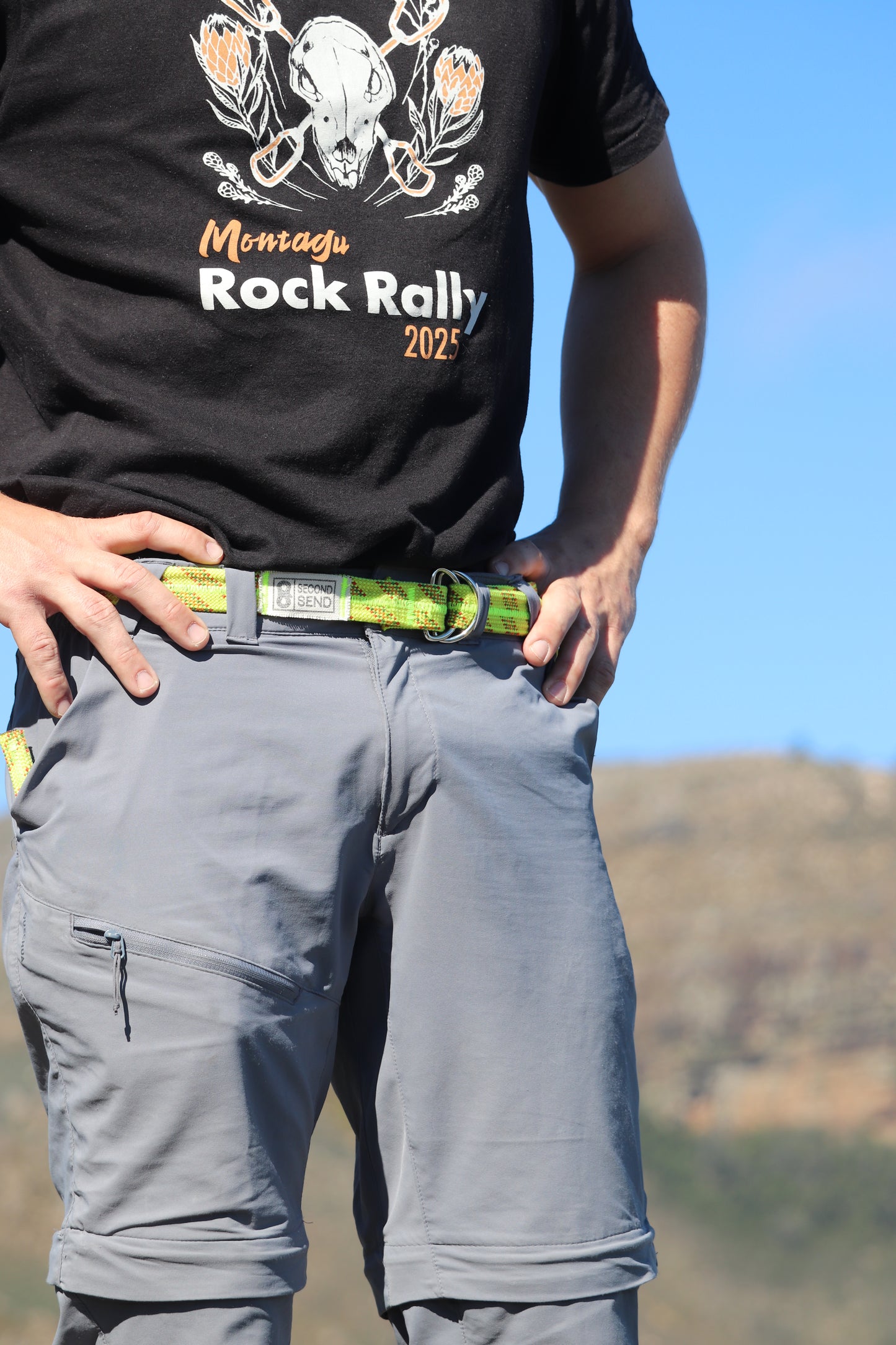 Recycled Rope Belt - High Vis