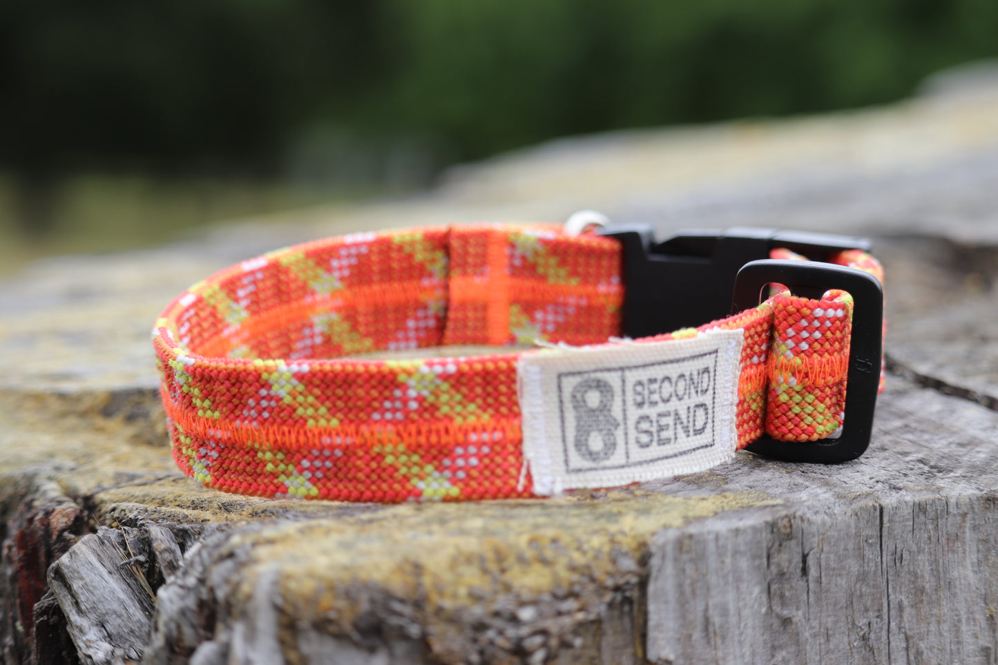 Recycled Rope Collar - Lucky Mandarin