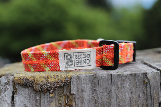Recycled Rope Collar - Lucky Mandarin