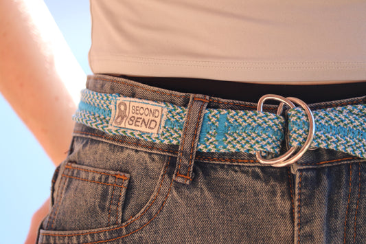 Recycled Rope Belt - Glacier Glow
