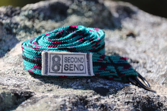 Recycled Rope Belt - Fern Forest